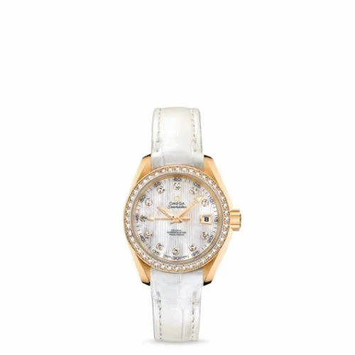 Omega Seamaster Aqua Terra 150M Co-Axial 30 Yellow Gold / Diamond / MOP 231.58.30.20.55.002 (23158302055002)